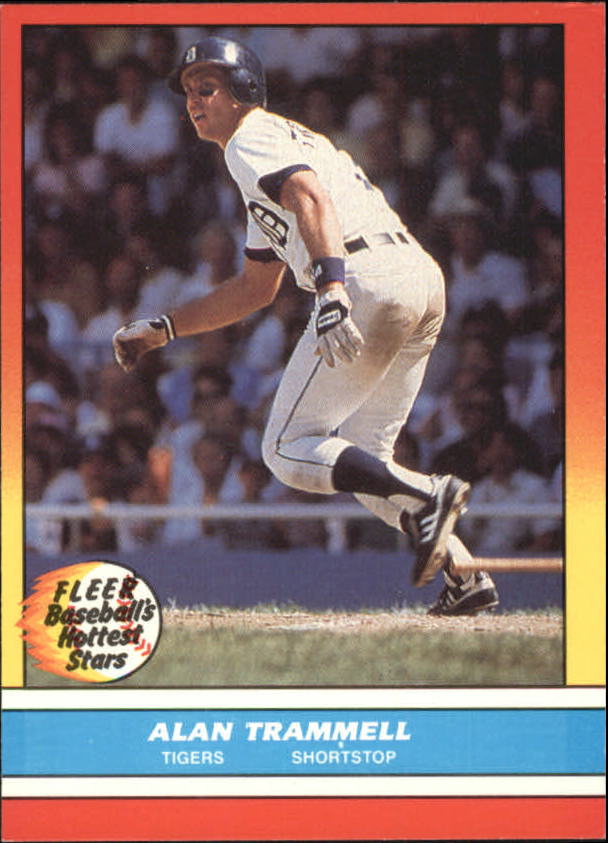 1988 Fleer Hottest Stars Baseball Cards        044      Alan Trammell